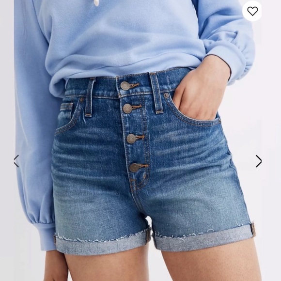 Madewell High Rise Denim Shorts 27 - Picture 1 of 11